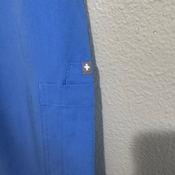 Figs Yola Skinny Scrub Pants in Ceil Blue Size XXS - Picture 4 of 10